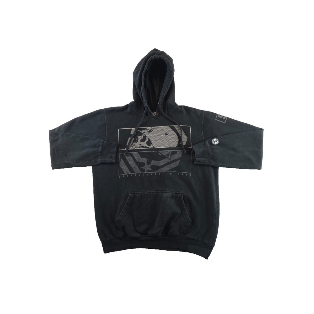 Vintage Metal Mulisha Hoodie Mens Large Black Motocross Grunge Punk‎ Skater Y2K